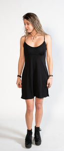 Short Black Slip