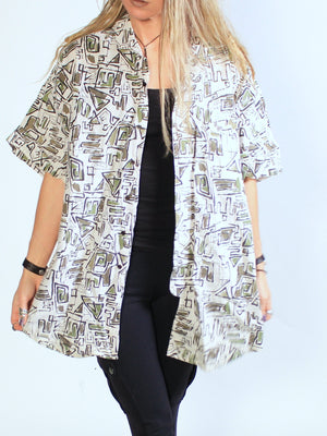 80's Abstract Print SZ L