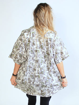 80's Abstract Print SZ L