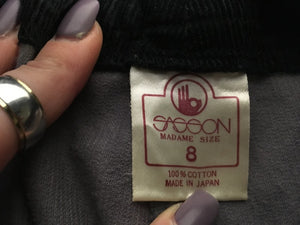 Sasson Grey and Black Corduroy Pants