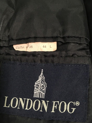 Black London Fog Men's Coat sz 44