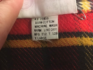 Deadstock Men's 70's Sear's Flannel