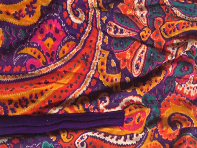 Delicious Paisley 70's Dress