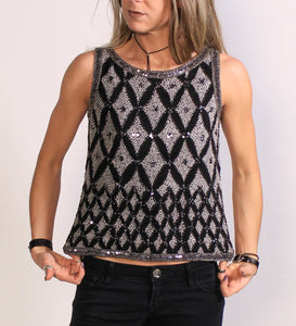 Sequin Sleeveless Small Top