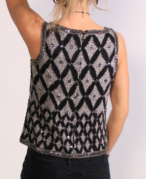 Sequin Sleeveless Small Top