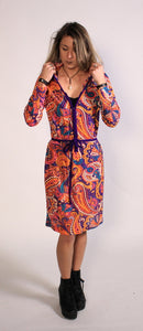 Delicious Paisley 70's Dress