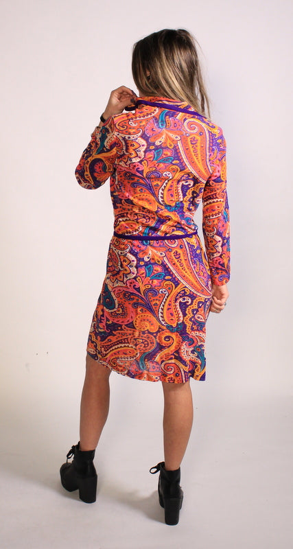 Delicious Paisley 70's Dress