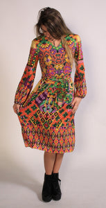 Handmade Vintage Psychedelic Dress