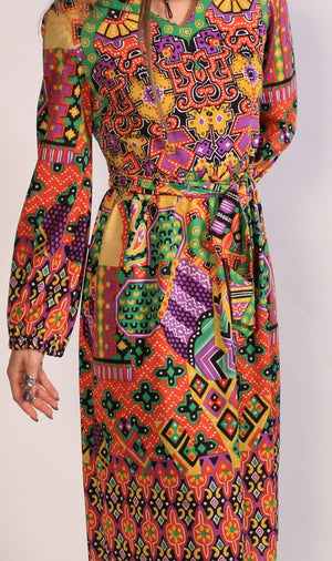 Handmade Vintage Psychedelic Dress