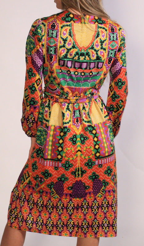 Handmade Vintage Psychedelic Dress