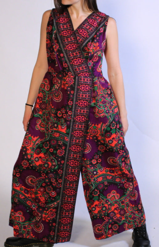 The Most Unique, Psychedelic Jumpsuit EVER Sz M/L