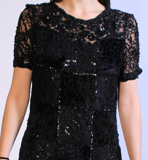 Goth Glam Sequin Dress M/L