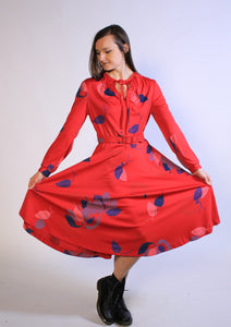 Handmade Vintage Red Dress