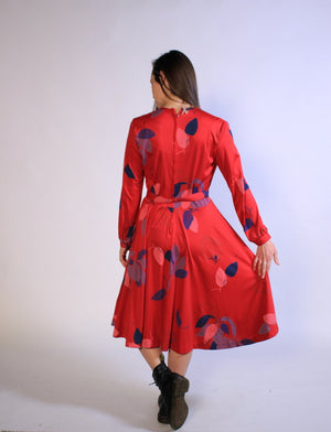 Handmade Vintage Red Dress