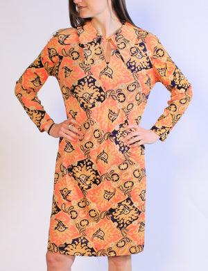 Psychedelic Creamsicle  Dress M/L